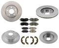 Front & Rear Brake Rotors & Ceramic Pads Shoes Fits 13-2018 Nissan Altima 4 Door