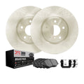 Dynamic Friction Company Front Brake Rotors with 3000 Series Ceramic Brake Pads includes Hardware 6312-80074 Fits select: 2016-2023 MAZDA CX-5