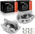 A-Premium Disc Brake Caliper Assembly with Bracket Compatible with Toyota Camry 2002-2004 Front Side Side 2-PC