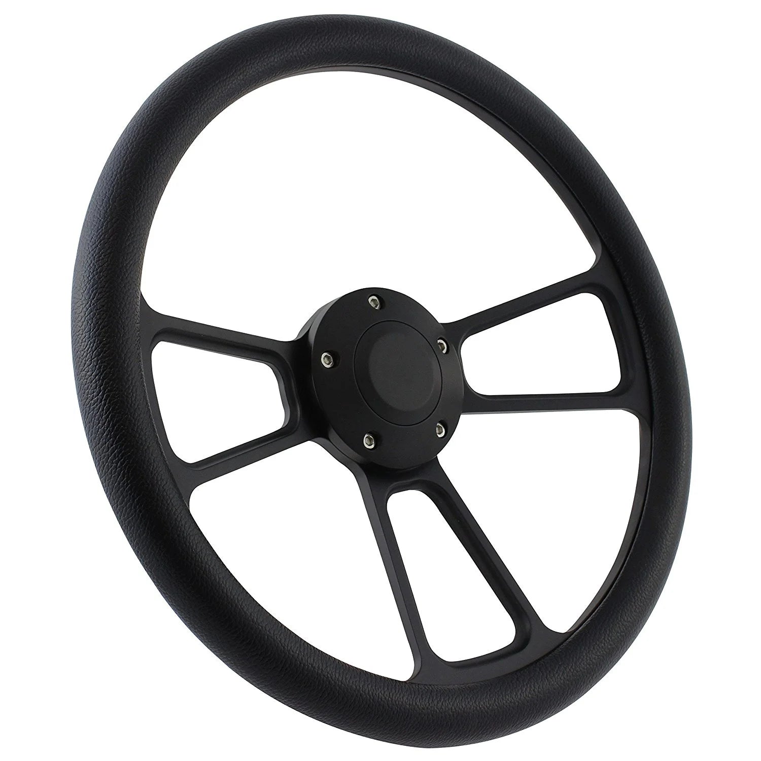 65-70 All Mercury Cars Steering Wheel Kit 14 Black Muscle Steering Wheel Black Half Wrap