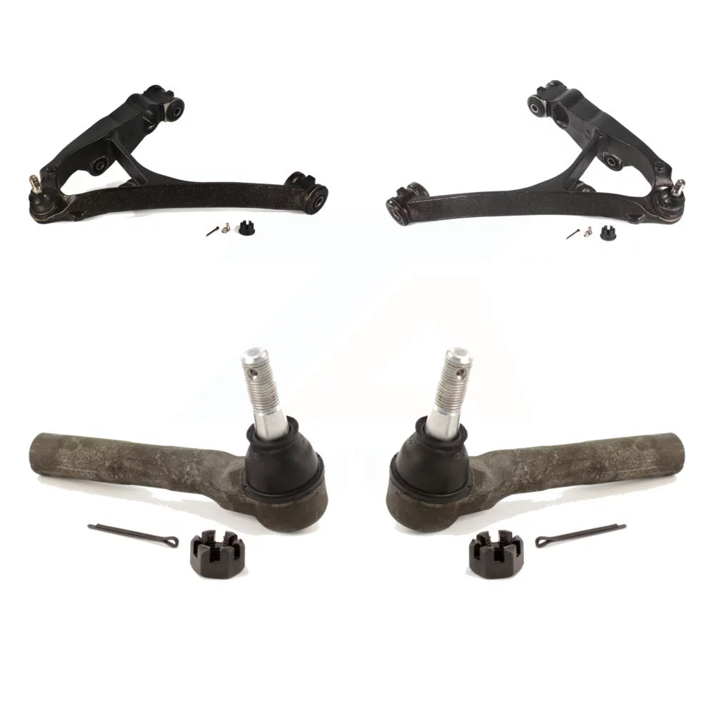 Front Suspension Control Arm Assembly And Tie Rod End Kit For Chevrolet Express 1500 2500 GMC Savana AWD KTR-102749