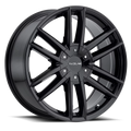 Raceline 158B-IMPULSE 20 Cast Aluminum Wheel, IMPULSE BLACK 20X8.5 6X120/6X139.7 +15mm Fits select: 2015-2018 CHEVROLET SILVERADO K1500 LT, 2014 CHEVROLET SILVERADO K1500