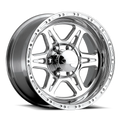Raceline 886-RENEGADE 17 Cast Aluminum Wheel, RENEGADE 6 POLISHED 17X9 5X127mm 0mm Fits select: 2015-2018,2021 JEEP WRANGLER UNLIMITED SPORT