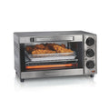Hamilton Beach Sure-Crisp Air Fryer Toaster Oven, 4 Slice Capacity, Stainless Steel Exterior, 31403