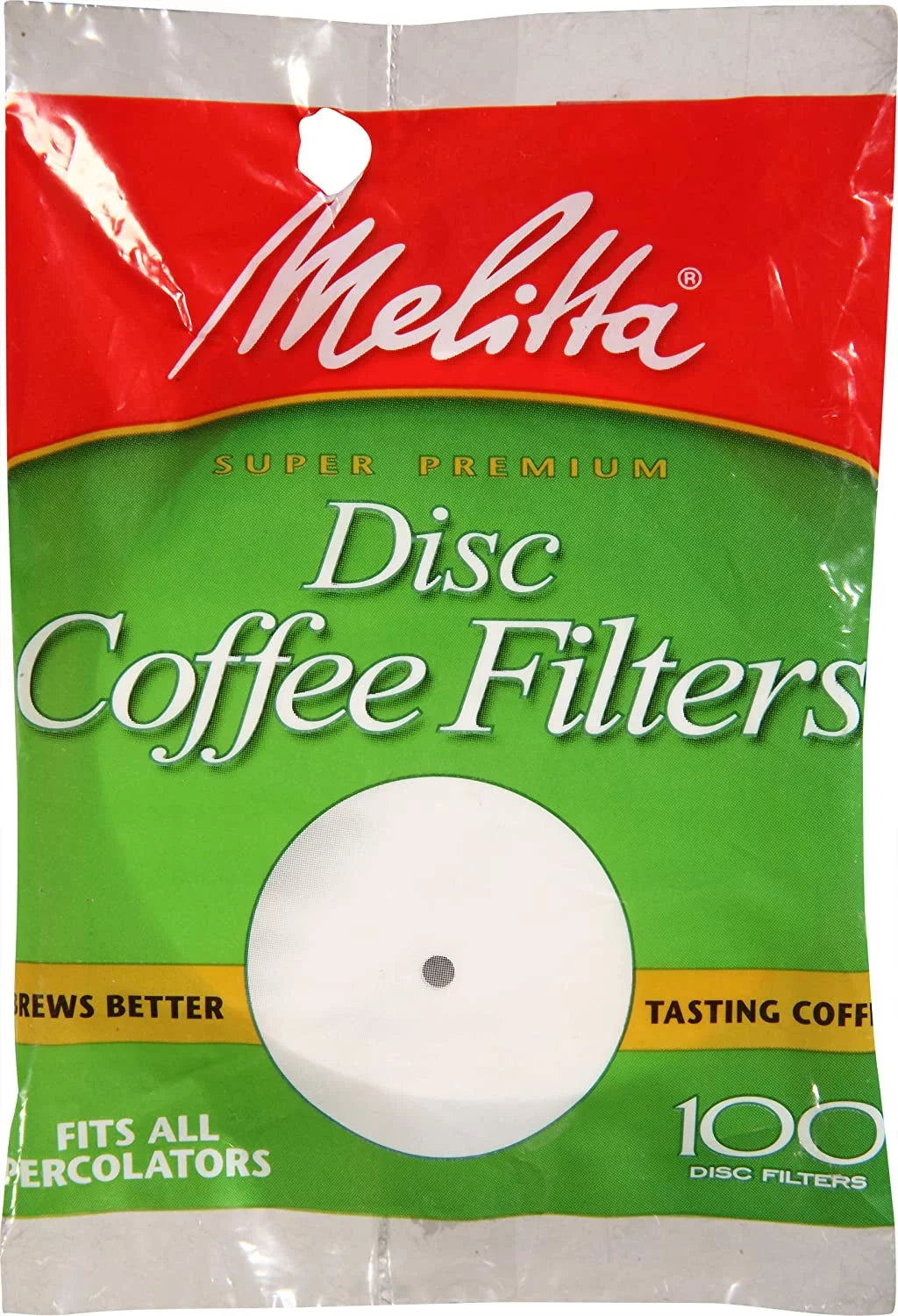 3.5 Inch White Disc Coffee Filters