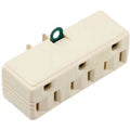 1219ICC10 Triple Grounding Adapter, 15A, Ivory