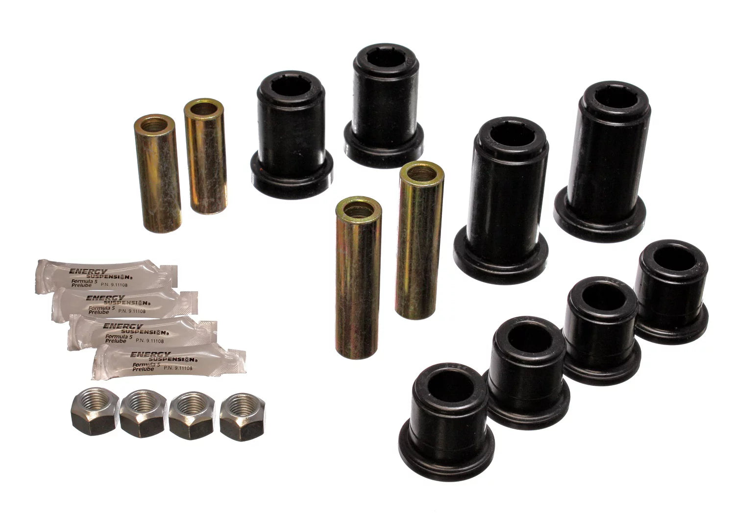Energy Suspension 01-06 GM Silverado C2500 HD 2WD/K2500 HD 4WD Blk Front End Control Arm Bushing Set Fits select: 2001-2010 CHEVROLET SILVERADO, 2001-2004 GMC SIERRA