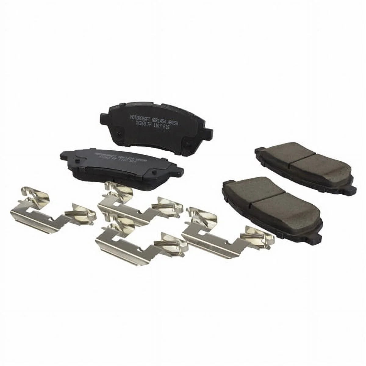 Motorcraft NBR-1454 Pads - Standard Premium - Integrally Molded Fits select: 2011-2019 FORD FIESTA