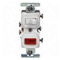 277W-BOX 15-Amp 120-Volt Combination 1-Pole Switch And Pilot Light - White