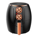 Brentwood AF-300BKC 3.2 qt Electric Air Fryer with Timer, Black, Copper