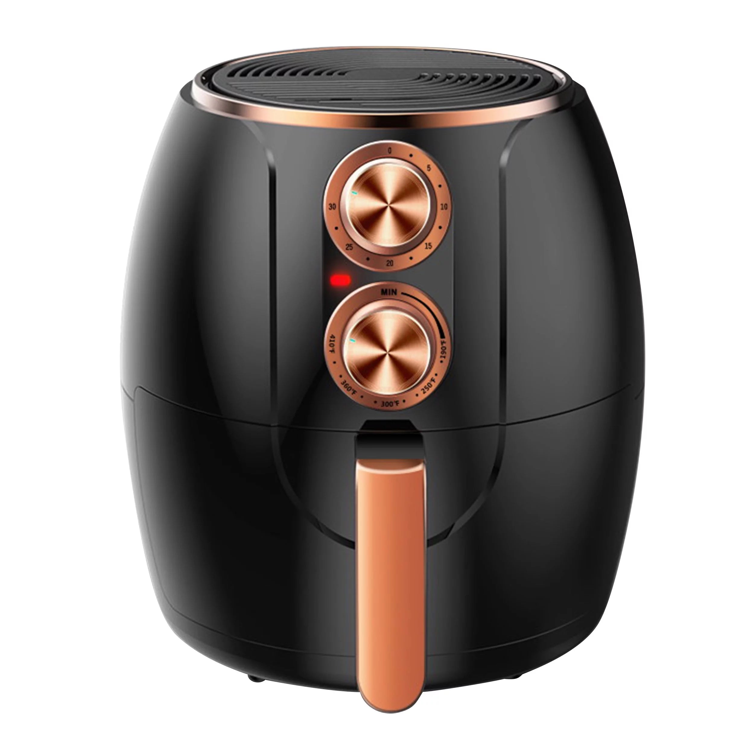 Brentwood AF-300BKC 3.2 qt Electric Air Fryer with Timer, Black, Copper