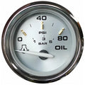Faria Beede Instruments 19002 2 in. Kronos Oil Pressure Gauge - 80 PSI