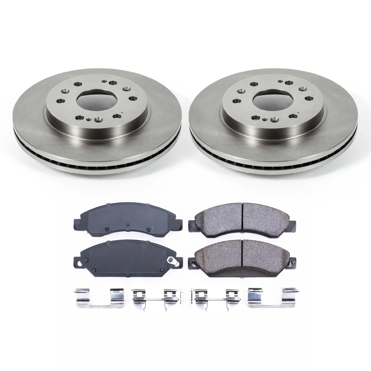 Ultimate Brakes Front Semi-Metallic Brake Pad and Rotor Kit with Hardware WM80135