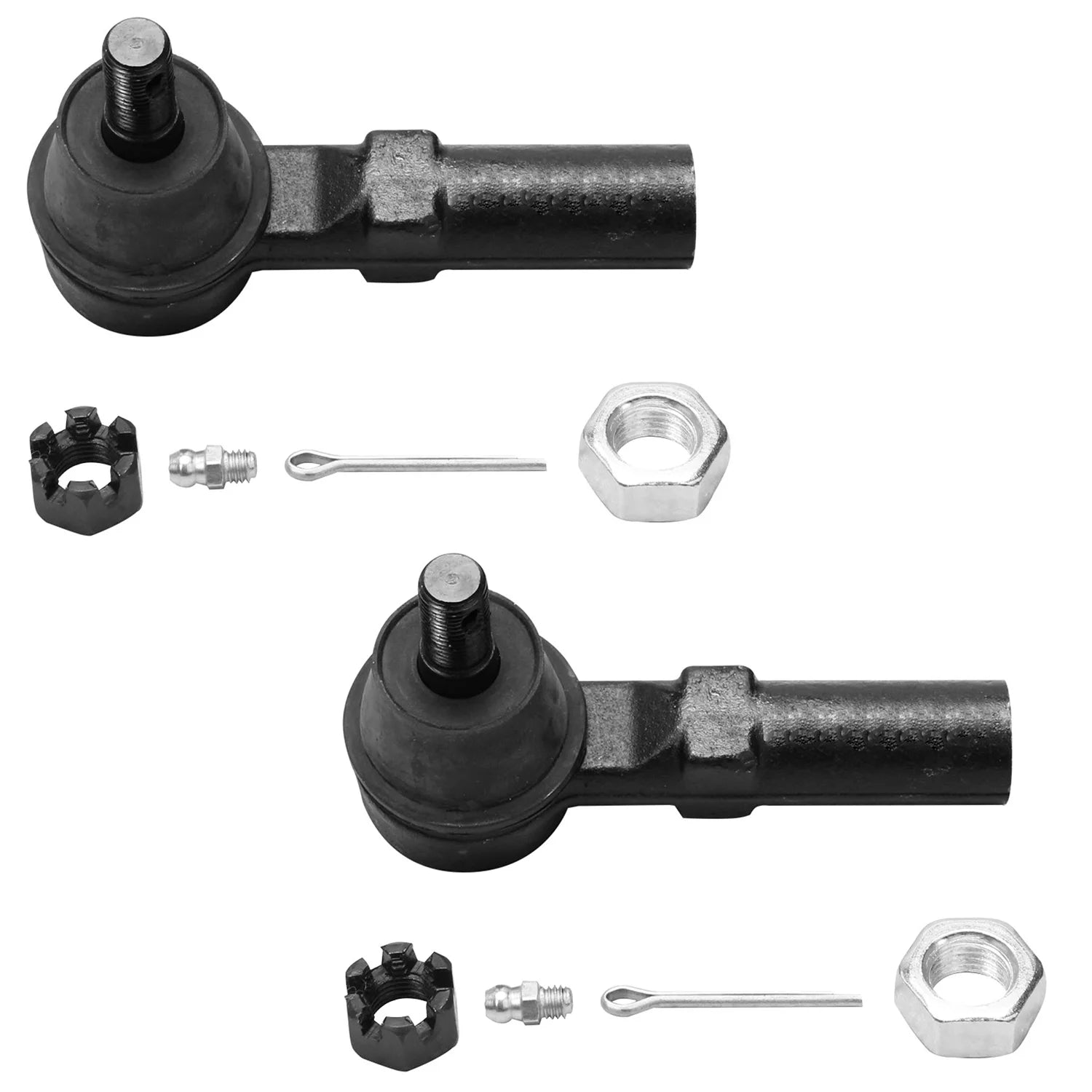 Detroit Axle - Front Outer Tie Rod Ends Replacement for Infiniti I30 I35 Nissan 240SX Altima Maxima Fits select: 2004-2008 NISSAN MAXIMA SE/SL, 2002-2004 NISSAN ALTIMA BASE/S/SL