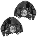 Detroit Axle - AWD Front Steering Knuckles & Wheel Hub Bearings Replacement for 2004 2005 2006 2007 2008 2009 2010 Toyota Sienna - 2pc Set