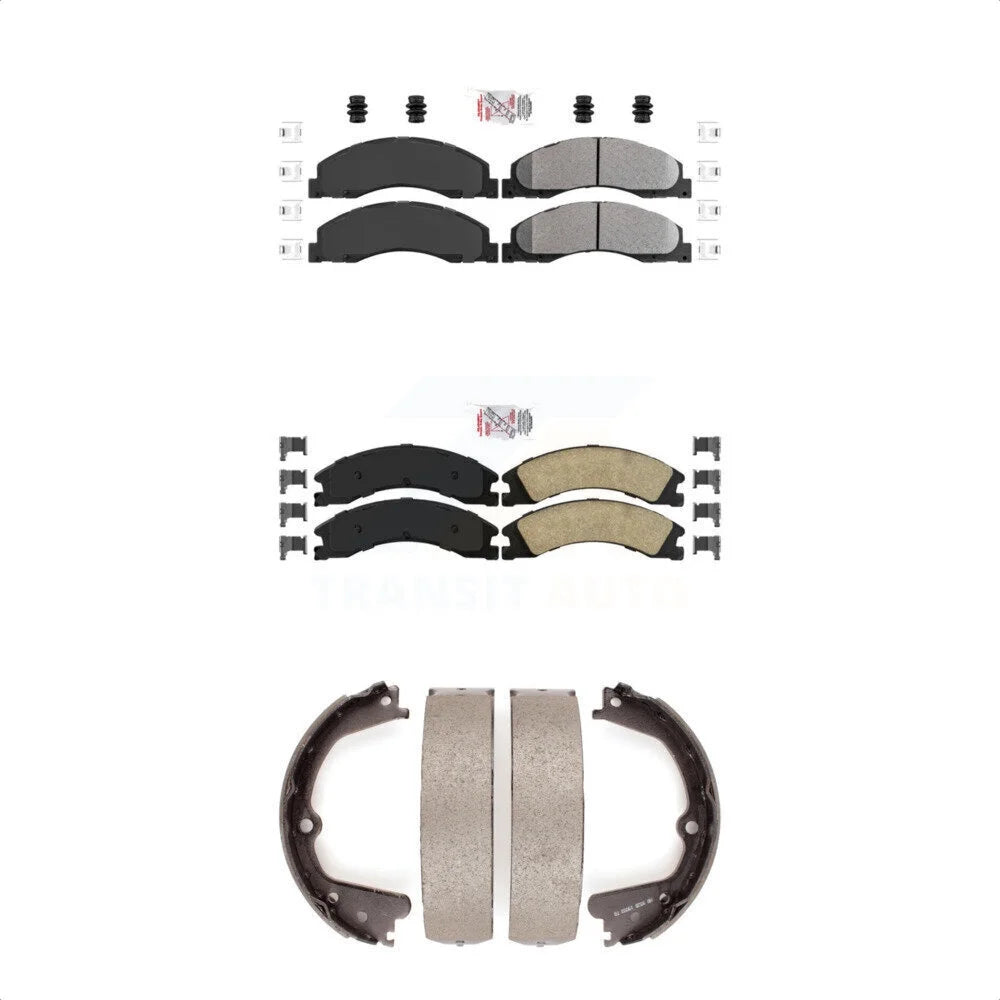 Transit Auto Front PADSMATERIAL Disc Brake Pads Kit For Ford E-450 Super Duty KNN-100327