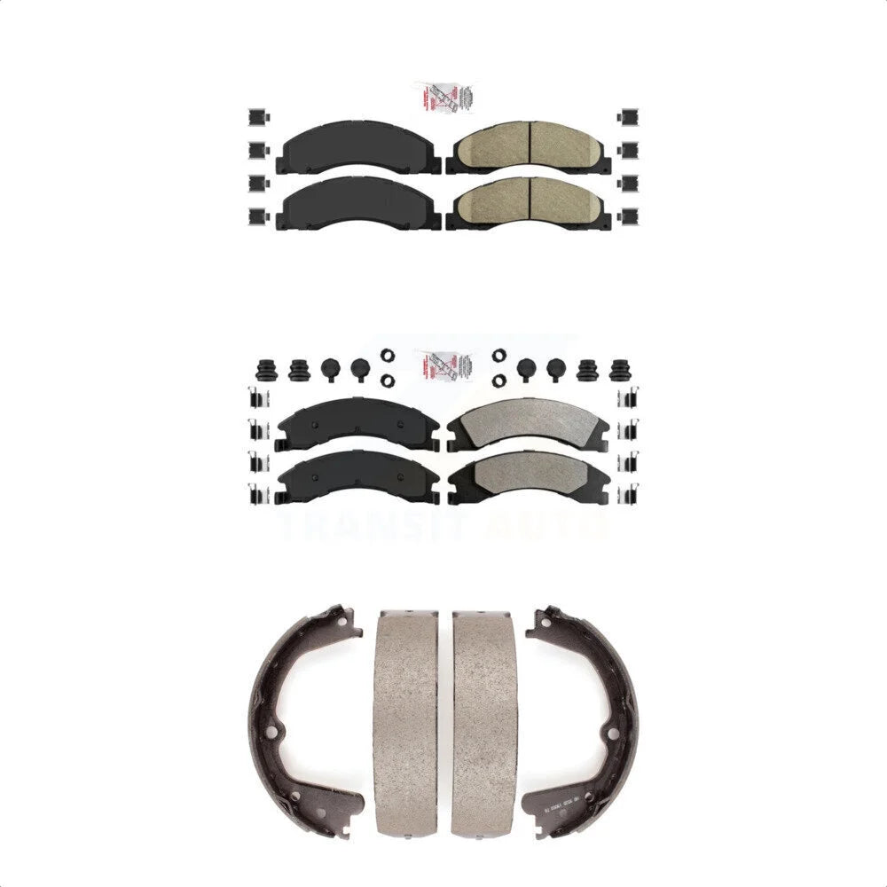 Transit Auto Front PADSMATERIAL Disc Brake Pads Kit For Ford E-350 Super Duty E-250 E-150 E-450 KNN-100317