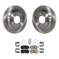 Transit Auto - Rear Disc Brake Rotors And Ceramic Pads Kit For 2016 Kia Optima LX EX 1.6T With Electric Parking K8A-100424