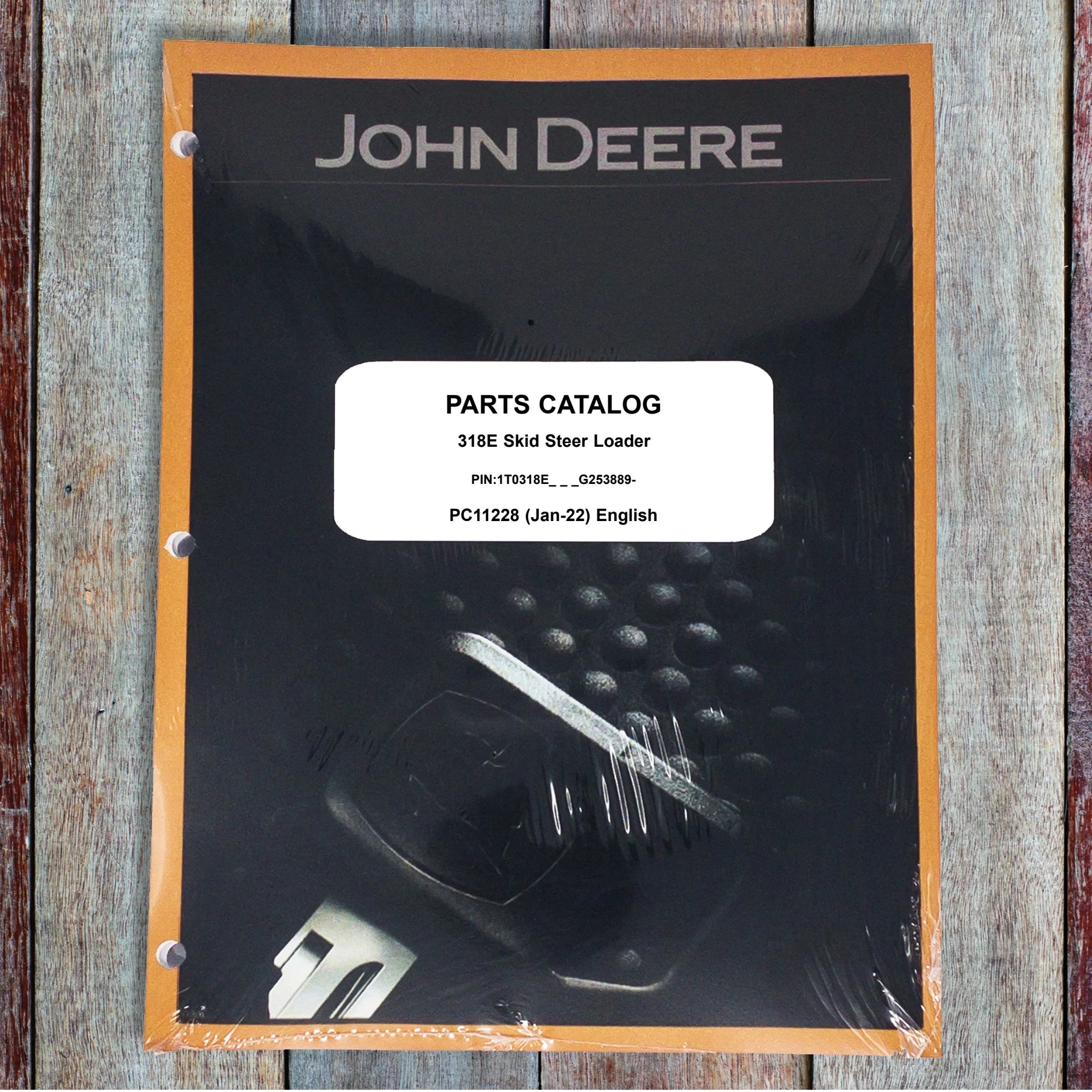 John Deere 318E Skid Steer   Parts Catalog - Part Number # PC11228