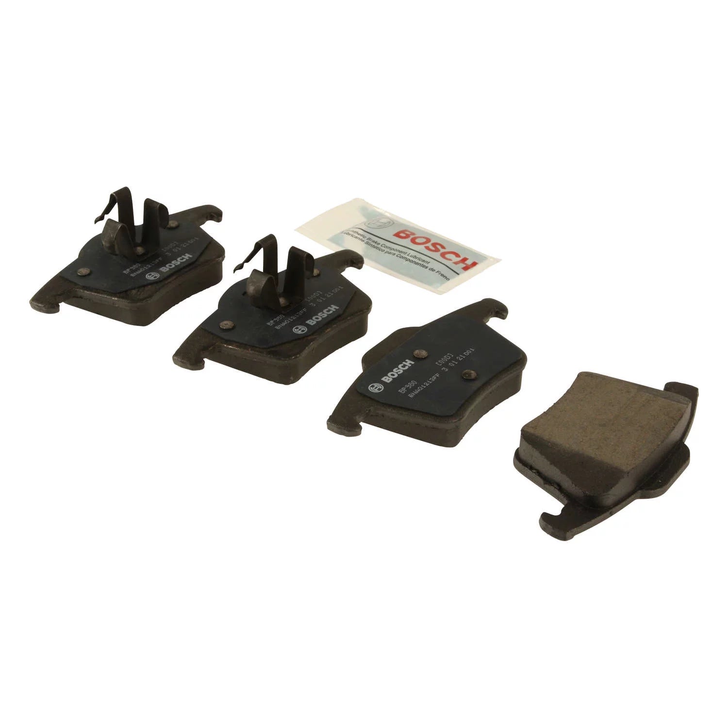 Bosch QuietCast Premium Brake Pad Set, w/ Shims