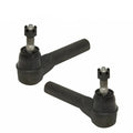 Front Steering Outer Tie Rod End Pair Set 2pc For Cadillac Chevrolet GMC