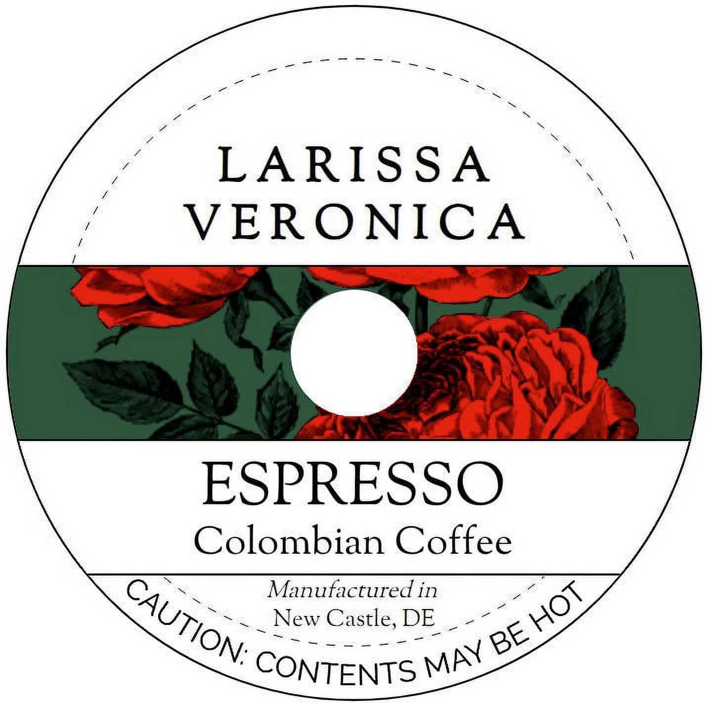Larissa Veronica Espresso Colombian Coffee (Single Serve K-Cup Pods), (Espresso, Whole Coffee Beans, 12 pods, 3-Pack, Zin: 572667)