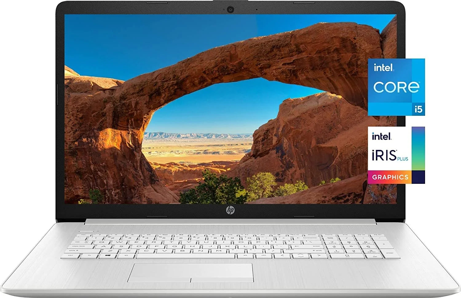 HP New 17 Laptop, 17.3 FHD IPS Display, 11th Gen Intel Core i5-1135G7 Processor, 12GB RAM, 512GB SSD+1TB HDD, Webcam, Bluetooth, Backlit Keyboard, Windows 10 Home, Natural Silver