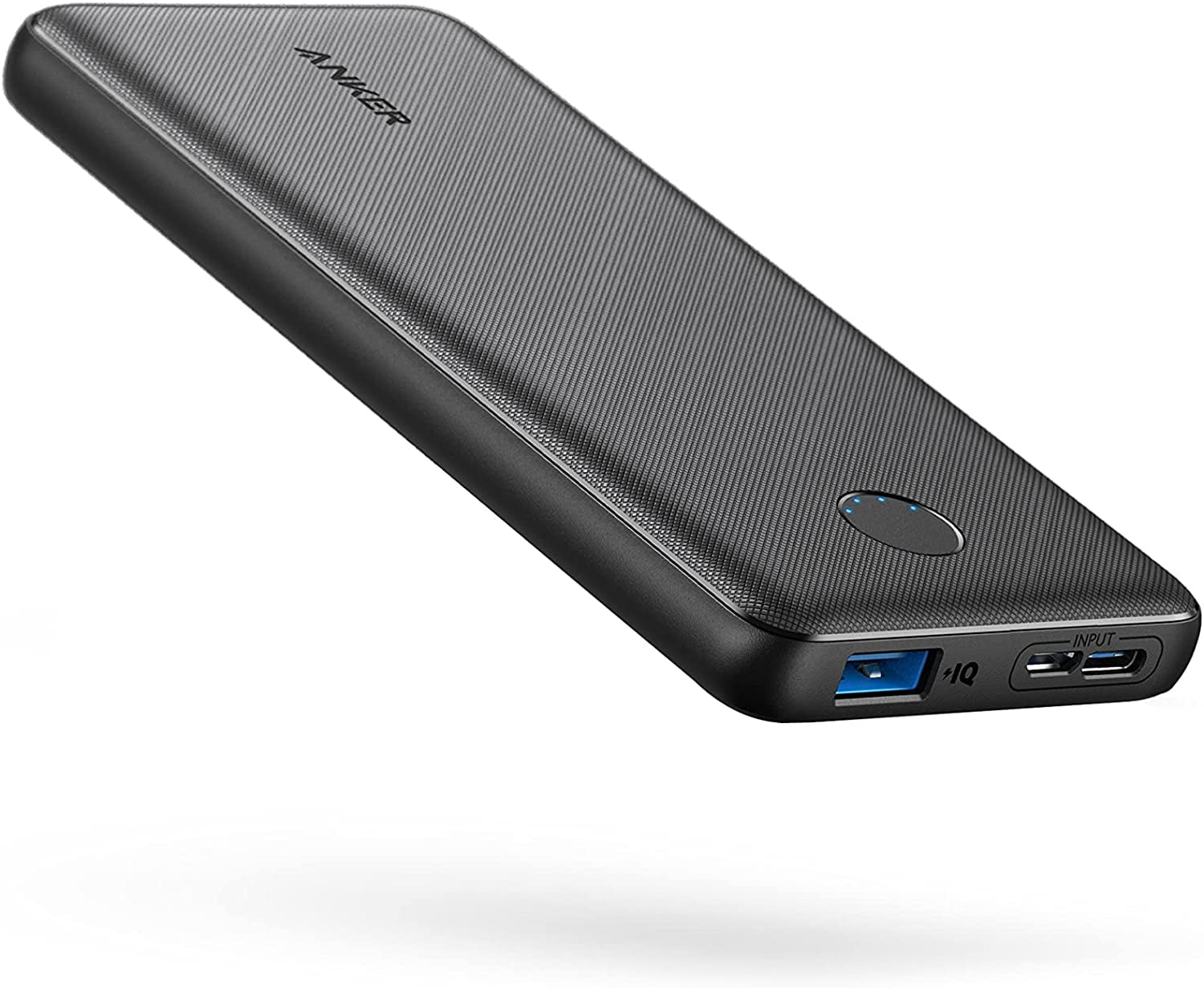Anker PowerCore Slim 10000 Portable Charger 10000mAh Ultra Slim Power Bank PowerIQ Charging, Black