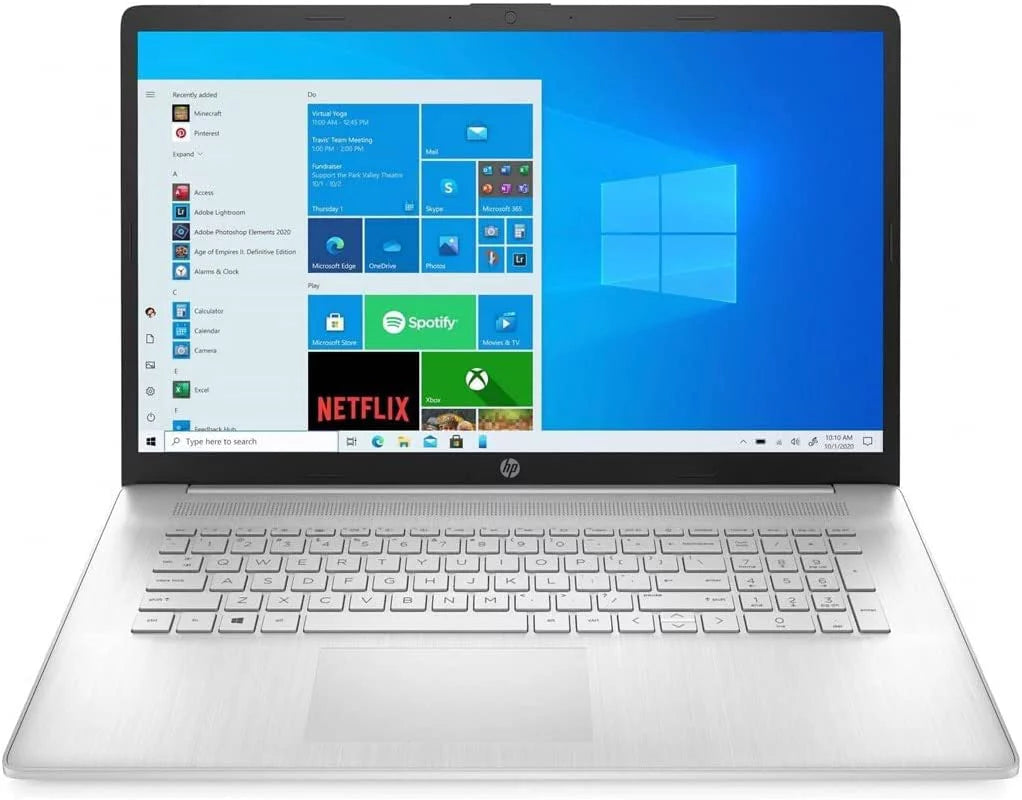 Open Box HP LAPTOP 17.3 FHD 1920X1080 FHD I5-1135G7 8 512GB SSD WIN 10 HOME SILVER