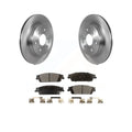 Transit Auto - Rear Disc Brake Rotors And Ceramic Pads Kit For 2019-2019 Chevrolet Silverado 1500 LD GMC Sierra Limited With Electric Parking K8T-103808