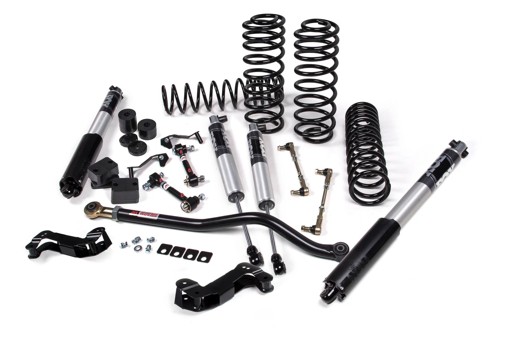 JKS 2018-2023 Fits Jeep Wrangler JL 4 Door J-Kontrol 3.5in Lift Kit with Fox 2.5 Performance Series Shocks STD Rate Coils JSPEC141PS