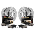 Power Stop Front and Rear Stock Replacement Brake Pad and Rotor Kit KOE2068