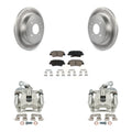Transit Auto Rear Disc Brake Caliper Coated Rotors And Ceramic Pads Kit For 2012-2016 Hyundai Accent KCG-100334C