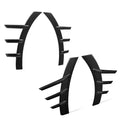 Ikon Motorsports Front & Rear Side Fender Spats Compatible With 2023-2024 BMW G87 M2, M Performance Style Air Vent Arched Fins Dry Carbon Fiber Left Right Wheel Flare Molding Trim 2PC