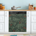 Wellsay Morning Glories Dishwasher Magnet Cover, Kitchen Dish Washer Door Panel Magnetic Sticker Home Appliances Decorative Stickers for Home Kitchen Farmhouse Decor, 23 W x 26 H Inch