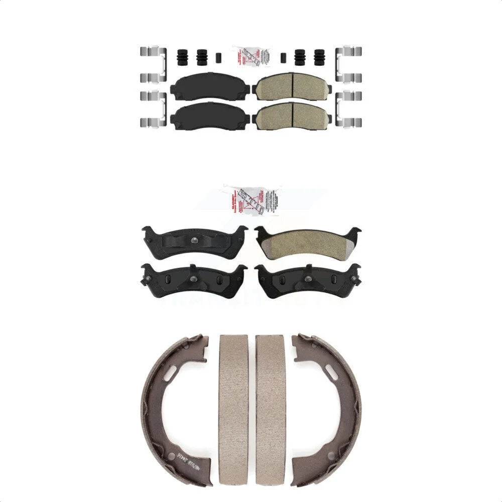 Transit Auto Front PADSMATERIAL Disc Brake Pads Kit For 2001 Ford Explorer Sport KNN-101134
