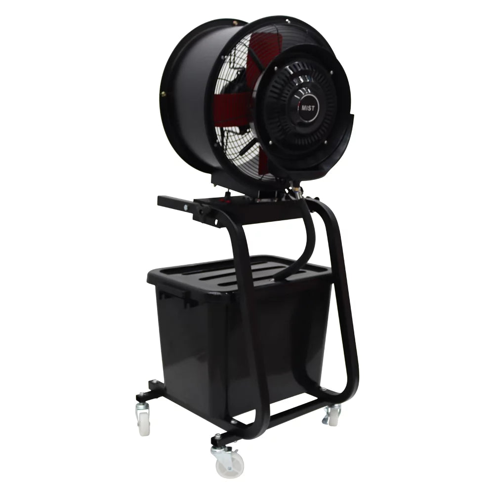 Techtongda Industrial Spray Fan Atomized Floor Fan 16 Drum Shaking Head