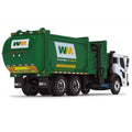 Mack LR Refuse Garbage Truck with McNeilus ZR Side Loader Waste Management 1-87 HO Diecast Model, White & Green