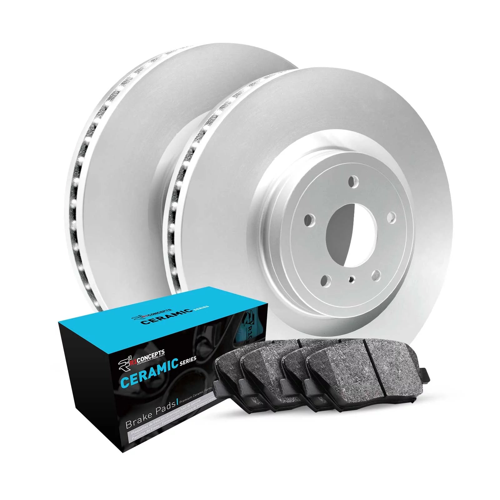 R1 Concepts Rear Brakes and Rotors Kit