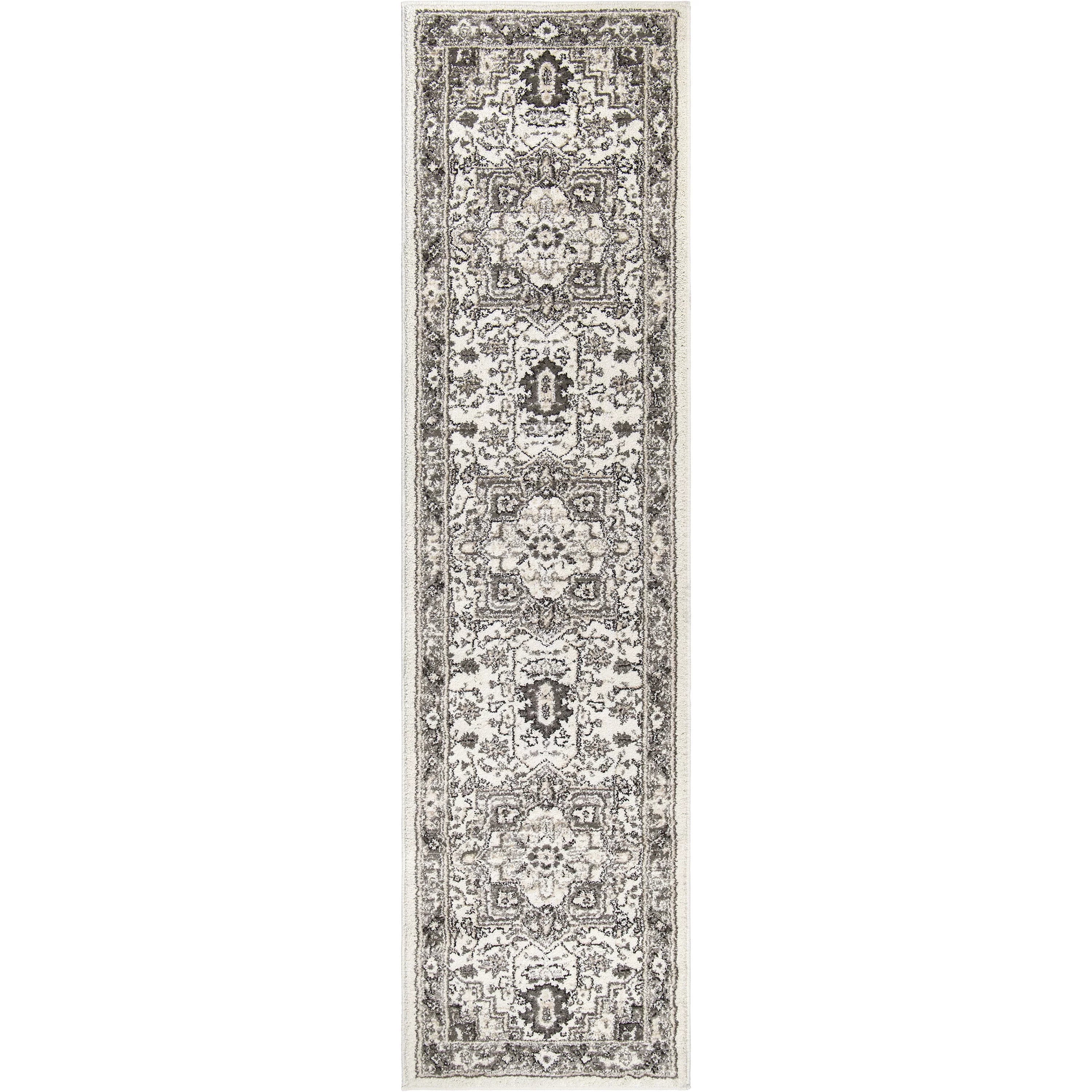 My Texas House Lone Star Belle 2' X 7'6 Natural Floral Runner Rug