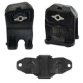 CF Advance Compatible with Dodge 02-05 Ram 1500 2500 4.7L Front Left, Front Right and Rear Transmission Mount Set 3PCS A5834 A5835 A5291 2002 2003 2004 2005
