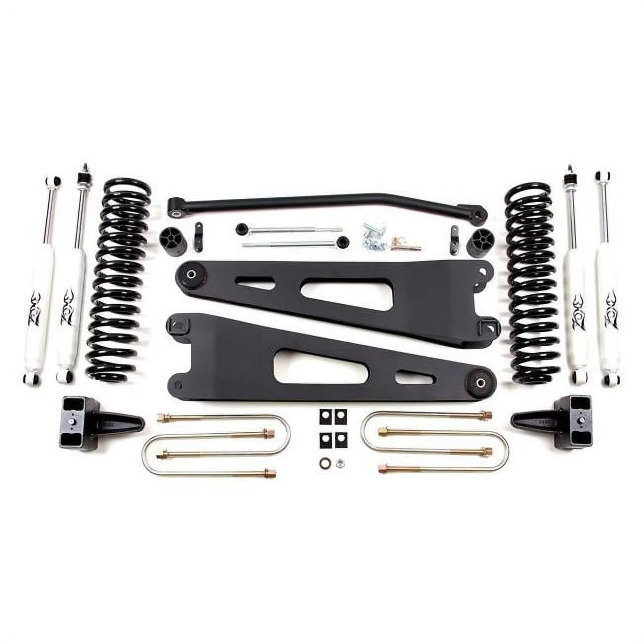 Zone Offroad ZORF21N 4 in. Radius Arm Diesel Suspension Lift Kit for 2005-2007 Ford Superduty