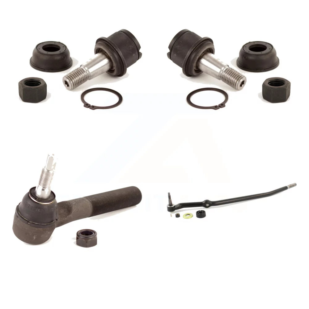 Front Suspension Ball Joint And Tie Rod End Kit For 2006-2007 Dodge Ram 1500 4WD With 8 Lug Wheels Tampered Hole Mounted Steering Damper KTR-104019