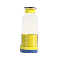 USB Charging Portable Fruit Machine 4 Blades Electric Juicer Wireless Portable Juicer Juicer Fruit Blender YELLOW