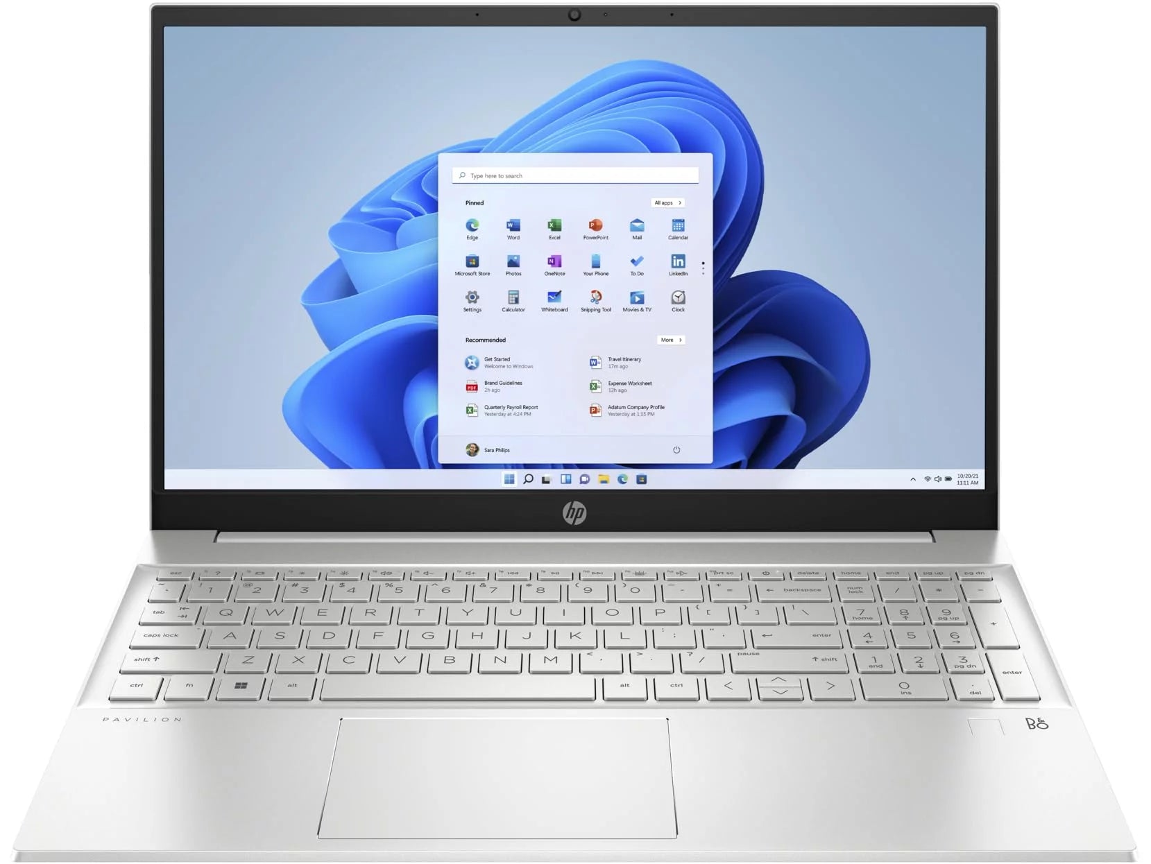 HP 2023 Pavilion 15 Laptop, 13th Generation Intel Core i7-1355U Processor, 16 GB RAM, 512 GB SSD, 15.6 Full HD Display, Windows 11 Pro, Fingerprint Reader, Wi-Fi & Bluetooth, HD Webcam