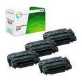 TCT Compatible High Yield Toner Cartridge Replacement for the HP 55X Series - 4 Pack Black