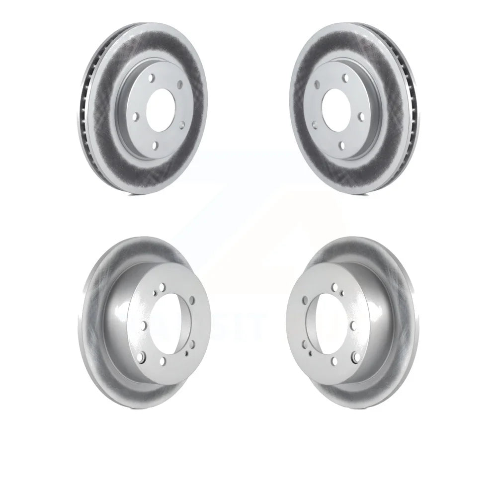 Front Rear Coated Disc Brake Rotors Kit For Mitsubishi Chrysler Sebring Dodge Stratus Eclipse Galant Lancer KG-100821