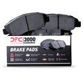 Dynamic Friction Company 3000 Ceramic Brake Pads 1310-0402-00-Front Set For 1988-1993 Ford Festiva