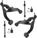 Detroit Axle - Front Lower Control Arms Ball Joints Sway Bar Links Replacement for Dodge Ram 1500 5-Lug - 6pc Set