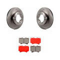 Teledu Front Disc Rotors & Semi-Metallic Brake Pads Kit For 01-03 Sequoia 00-03 Tundra